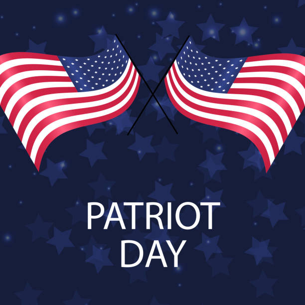 We Will Never Forget. 9/11 Patriot Day background, American Flag on sparkling  background. illustration for Patriot Day We Will Never Forget. 9/11 Patriot Day background, American Flag on sparkling  background. Vector illustration for Patriot Day never the same stock illustrations