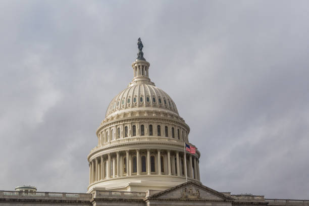 istock Low angle view of Capitol Building 982600466