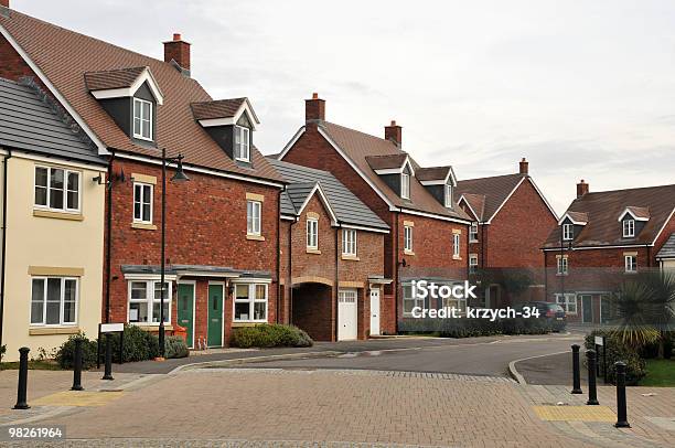 Town Houses Stock Photo - Download Image Now - Moving House, UK, Housing Development