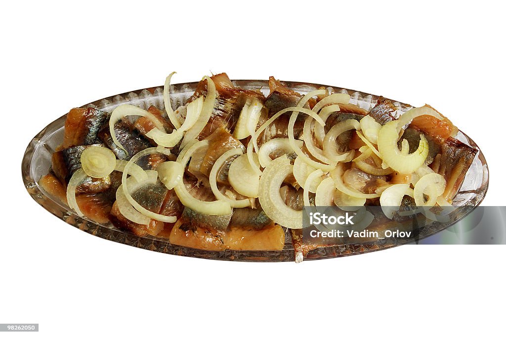 Antipasto "aringa con onions." - Foto stock royalty-free di Alimentazione sana