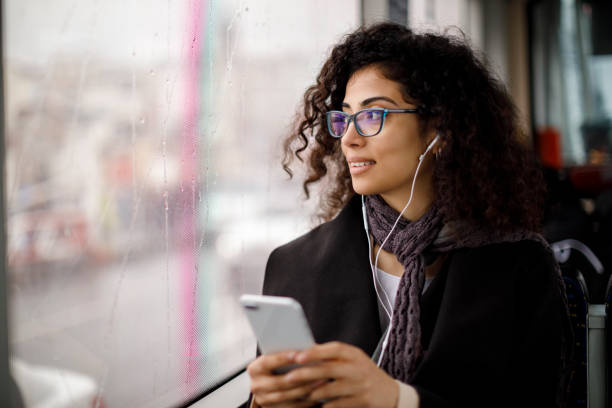 istock Woman commuting by public transport 982634448