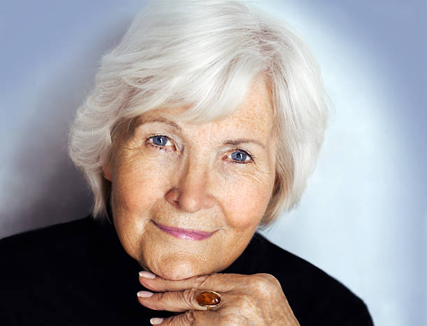 istock Senior woman portrait 98265207