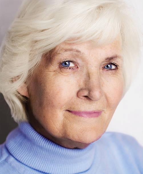 istock Senior woman portrait 98265393