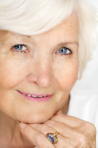 istock Senior woman portrait 98265549
