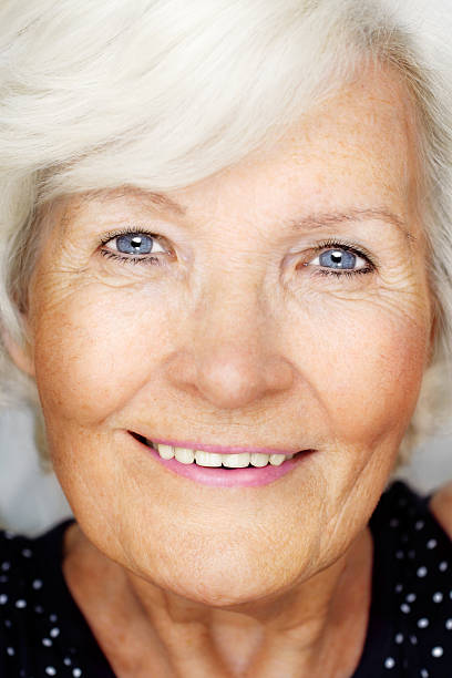 istock Senior woman looking happy 98265577
