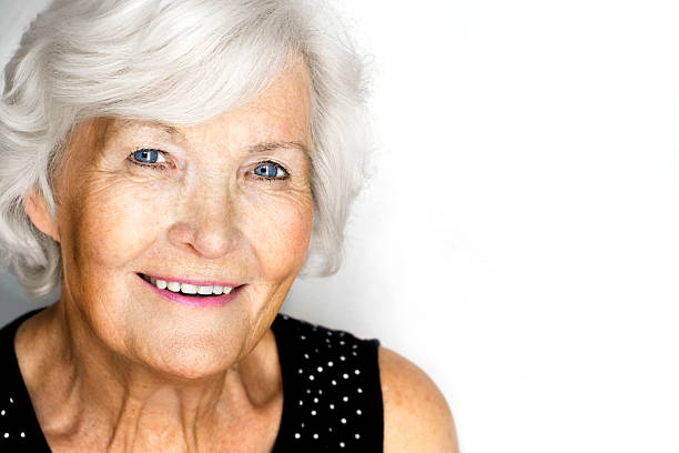 istock Senior woman portrait 98265766