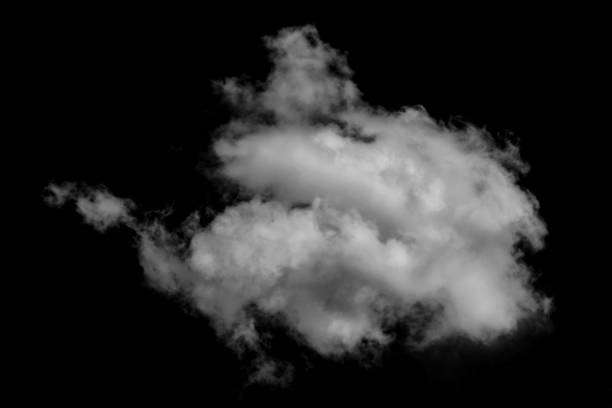 istock white cloud and smoke isolated on black, background and texture 982678544