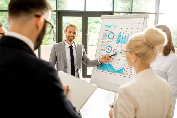 istock Business people during a conference at the office 982694196