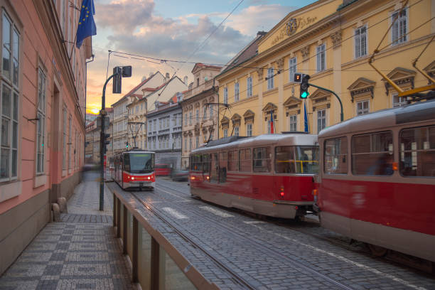 istock beautiful old streets of Prague. 982706982