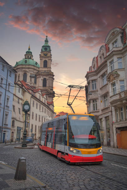 istock beautiful old streets of Prague. 982708236