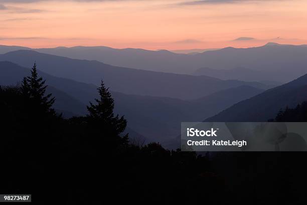 High Dawn In The Smoky Mountains Stock Photo - Download Image Now - Above, Appalachia, Appalachian Mountains