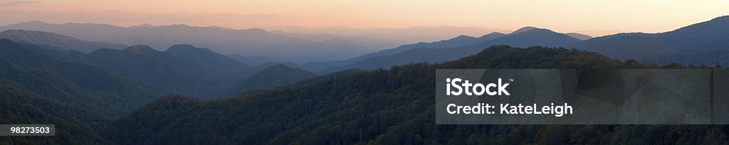Appalacia panoramique au coucher du soleil - Photo de Tennessee libre de droits