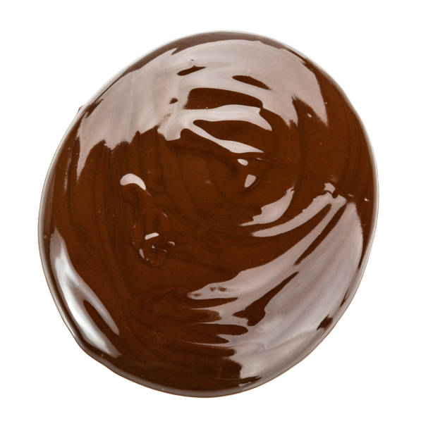 istock Melted chocolate. Isolated on white background with clipping path 982735500
