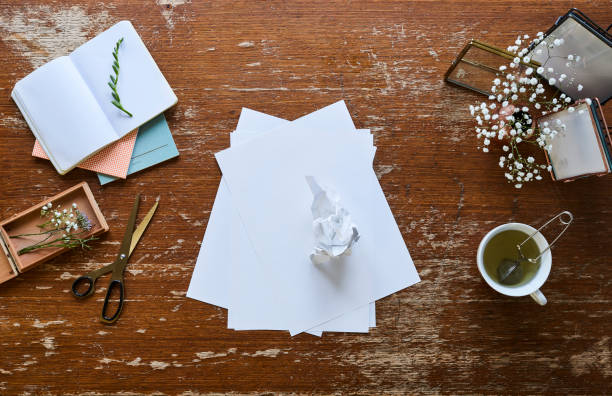 istock creative chaos individual workspace vintage atmosphere 982744494