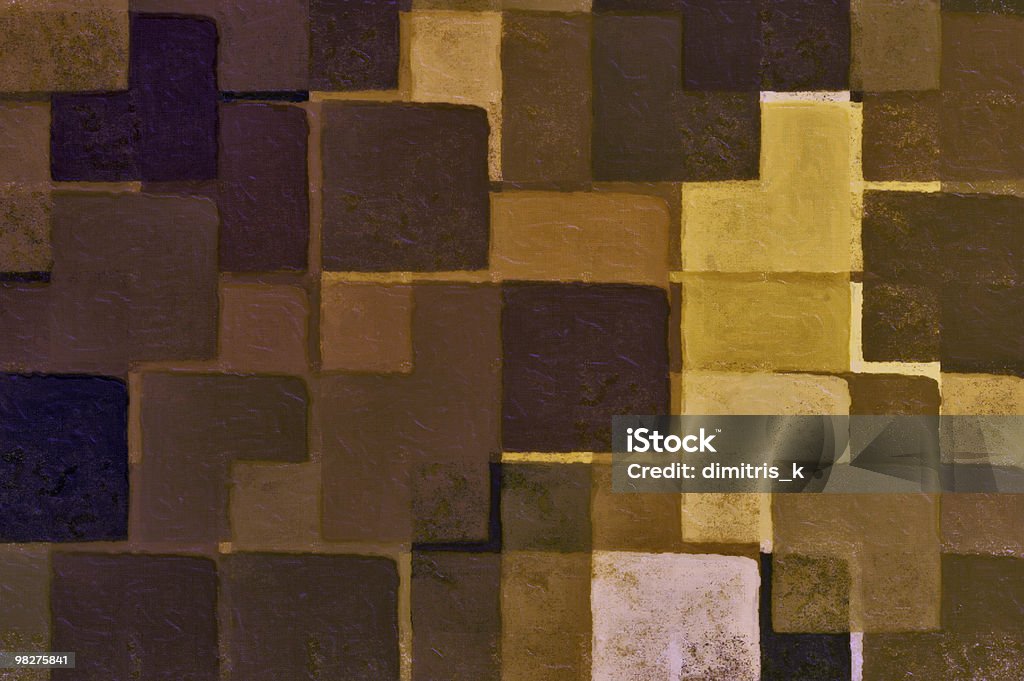brown quadrados - Royalty-free Amarelo Foto de stock