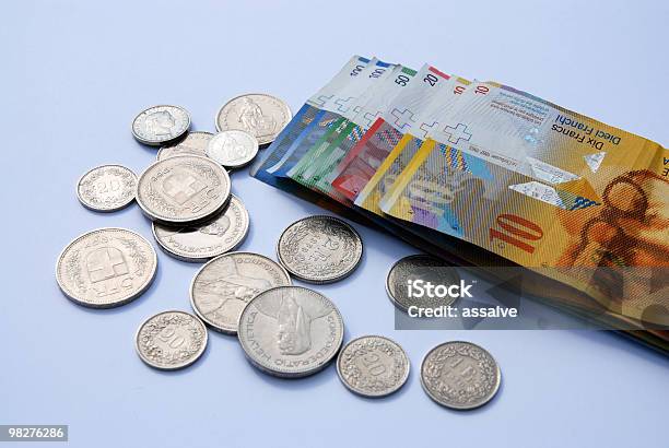 Valuta Svizzerafranco - Fotografie stock e altre immagini di Affari - Affari, Argentato, Argento