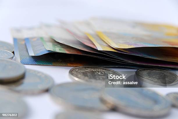 Swiss Francs Currency Stock Photo - Download Image Now - 20-24 Years, Banking, Blue