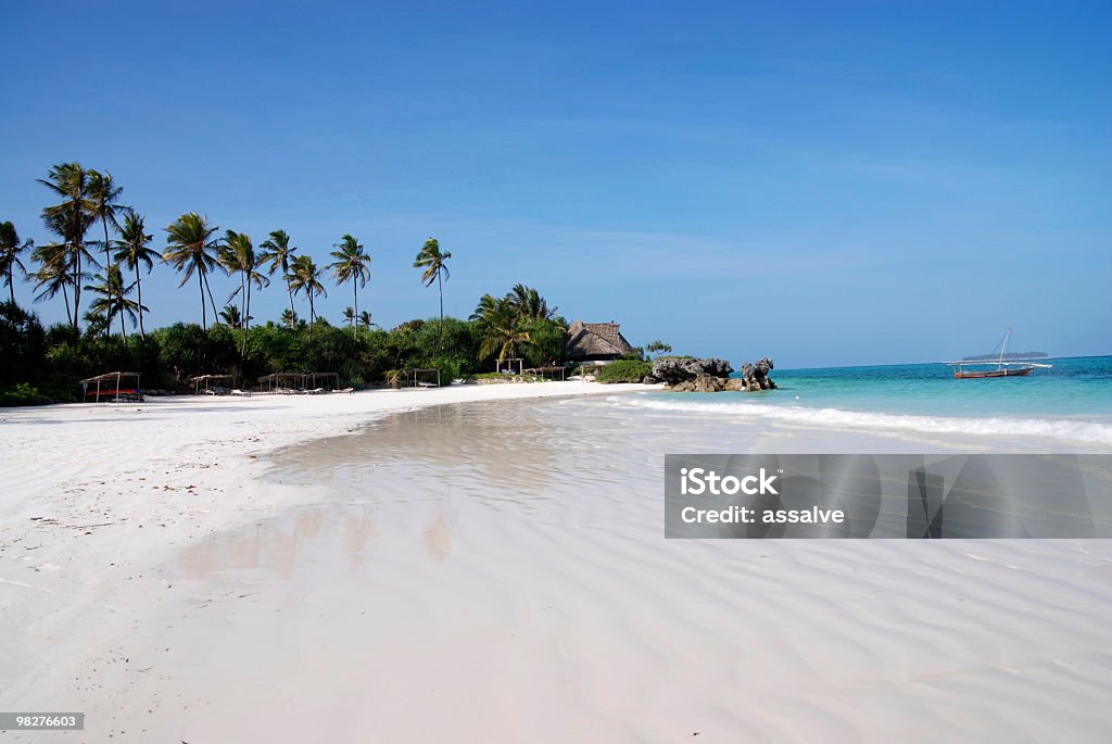 resort de luxo na Ilha de zanzibar - Foto de stock de Acampamento de Férias royalty-free