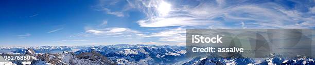 Panorama Delle Alpi Svizzere Xxl - Fotografie stock e altre immagini di Alpi - Alpi, Neve, Svizzera