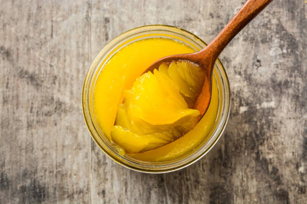 istock Ghee or clarified butter in jar 982771146