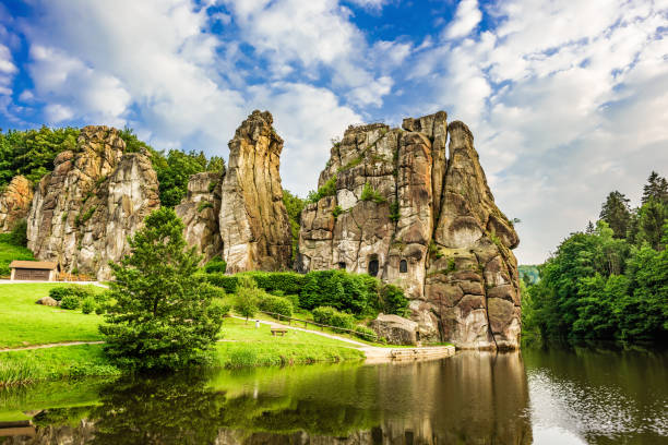 istock Externsteine in Teutoburg Forest, Germany 982783542