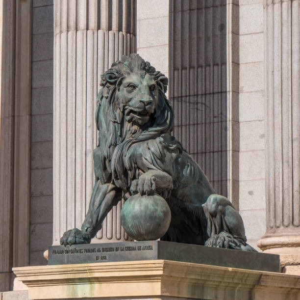 istock The Lions at the Assembly Building in Madrid 982788018
