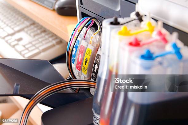 Printing Stock Photo - Download Image Now - Black Color, Blue, CMYK