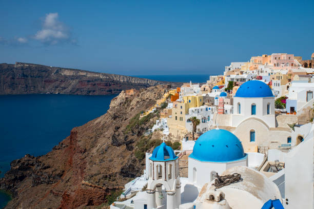 istock Greek bell tower in Santorini 982796314