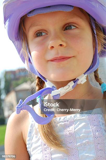 Child With Helmet Stock Photo - Download Image Now - Child, Children Only, Color Image