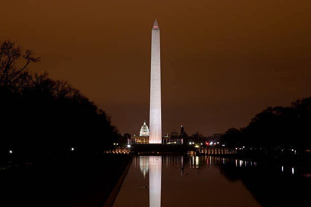 istock US Capitol and Washington Monument in the darkness 98280437