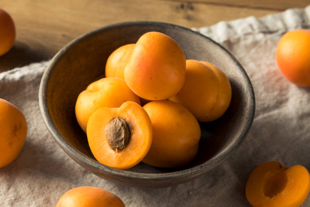 istock Raw Ripe Organic Apricots 982808890