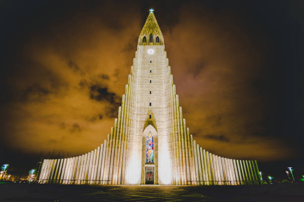 istock Hallgrimskirkja cathedral in Reykjavik Iceland 982811520