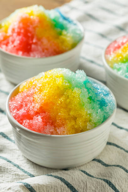 istock Sweet Homemade Shaved Rainbow Hawaiian Ice 982815202