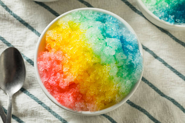 istock Sweet Homemade Shaved Rainbow Hawaiian Ice 982815902