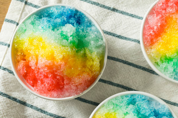 istock Sweet Homemade Shaved Rainbow Hawaiian Ice 982818630