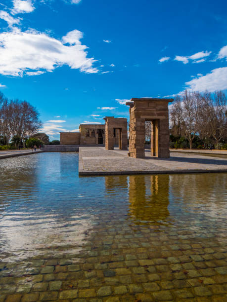 istock Debod temple at West Park in Madrid - the Templo de Debod 982818874