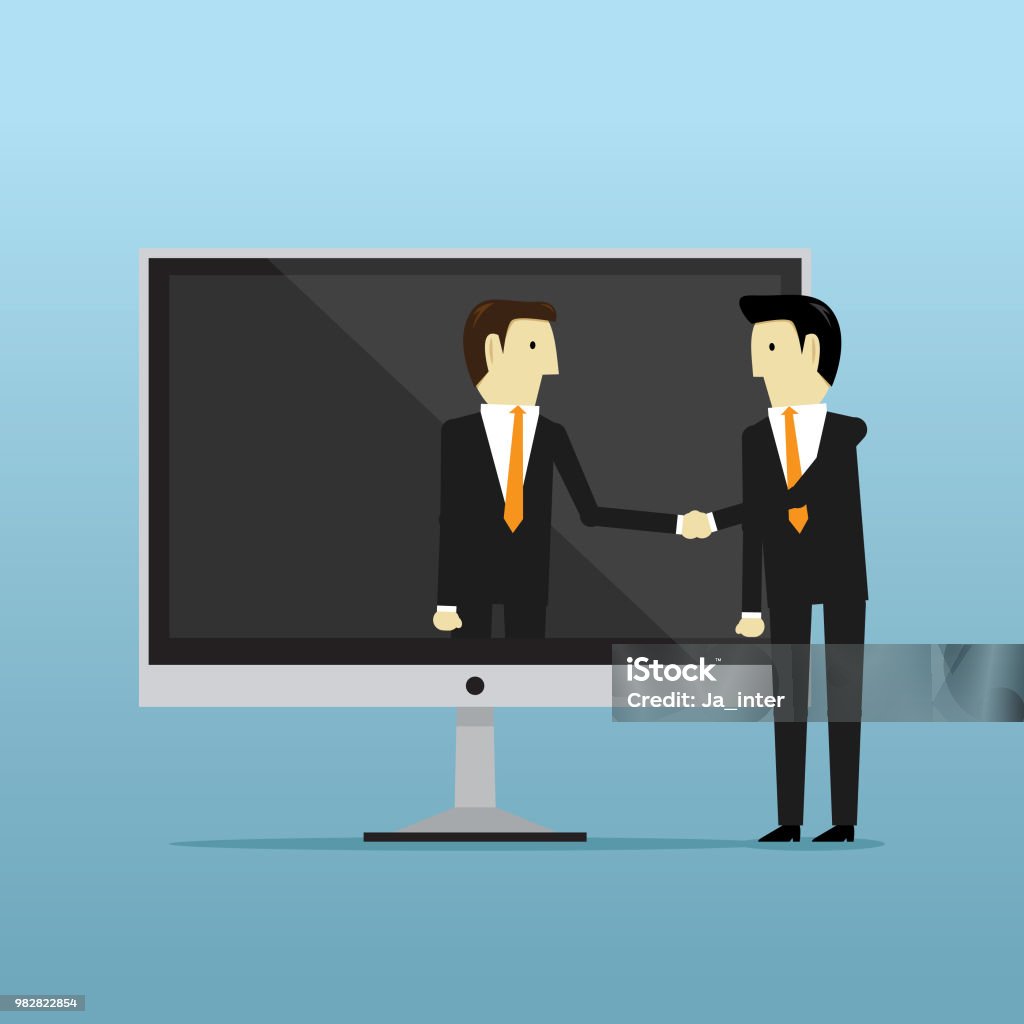 Conference Call Stock Illustration - Download Image Now - Meeting