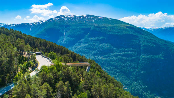 istock Stegastein viewpoint. Aurland, Norway. 982823270
