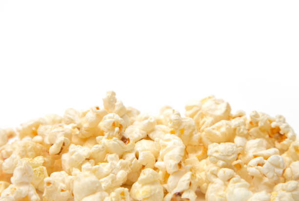 istock Simple Sweet and Salty Popcorn on a White Background 982833920