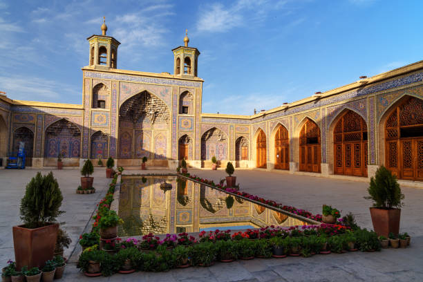 istock Nasir Ol-Molk mosque, also famous as Pink Mosque. Shiraz. Iran 982838236