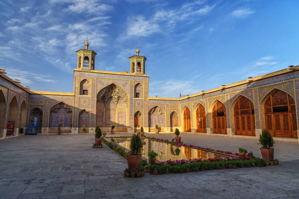 istock Nasir Ol-Molk mosque, also famous as Pink Mosque. Shiraz. Iran 982838458