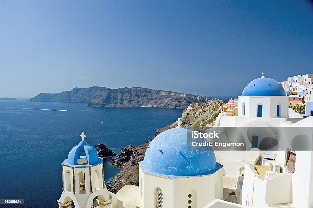 Vista di Santorini-Grecia - Foto stock royalty-free di Acqua