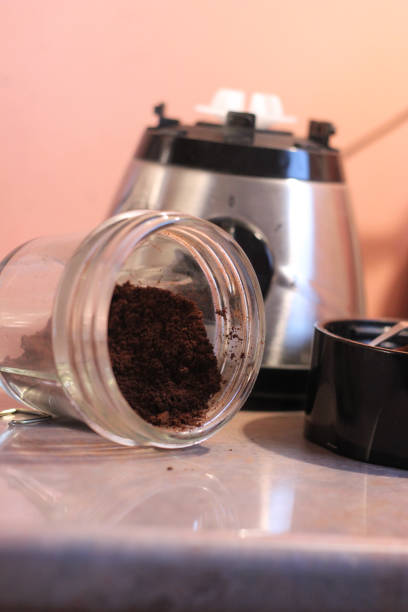 istock Coffee Beans , powder and grinder 982864562
