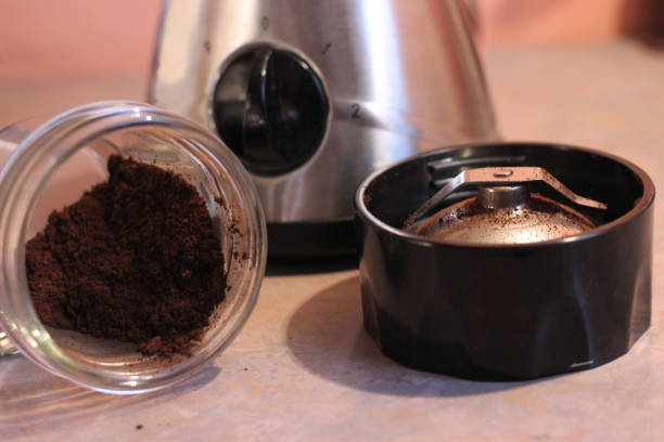 istock Coffee Beans , powder and grinder 982864570