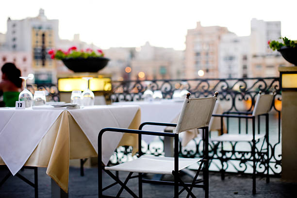 istock Maltese Outdoor Restaurant in the evening 98286509