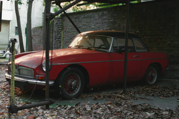 Red Old Sport Car Classic