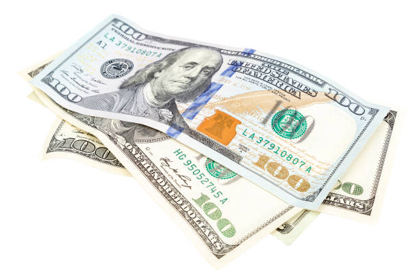 istock Money dollars usa isolated on a white background 982886618