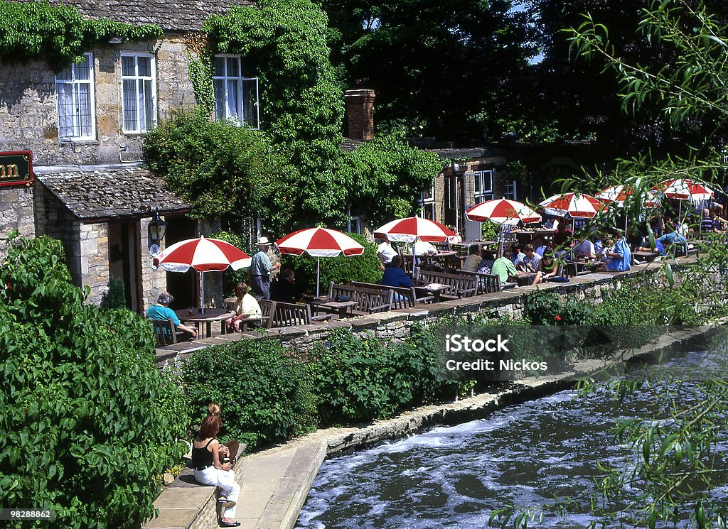 El Troat Inn en río Cherwell en Oxford. Inglaterra - Foto de stock de Restaurante libre de derechos