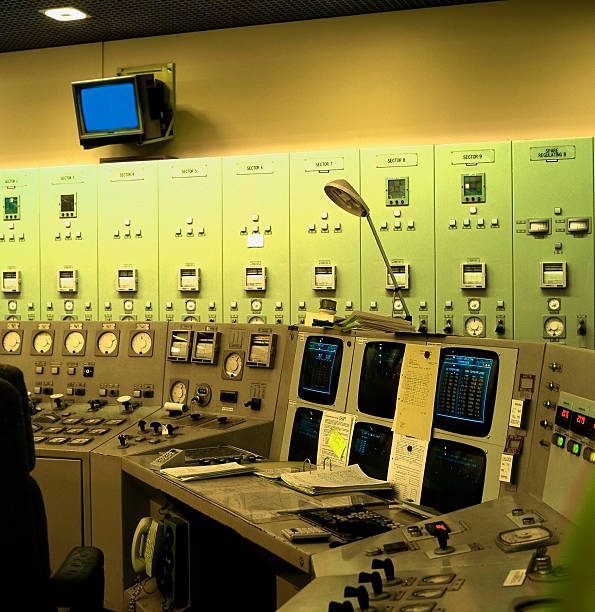 istock Magnox Nuclear Power Station. Control room. Oldbury. Avon. 98289170