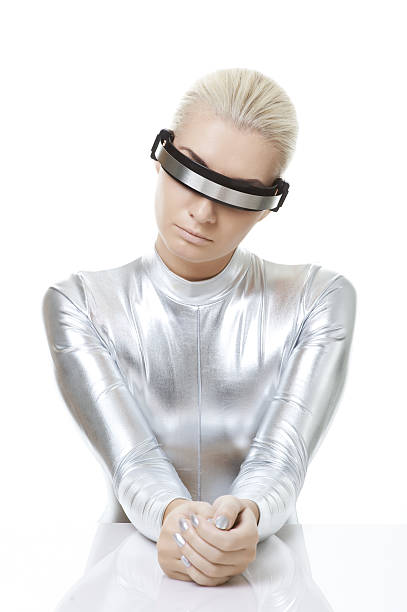 istock Beautiful cyber woman 98290790